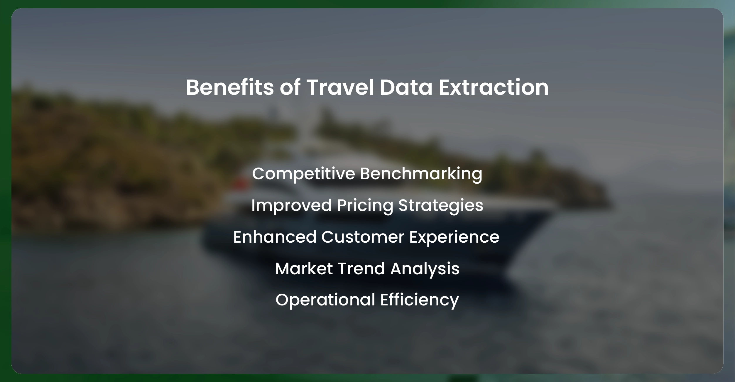 Benefits of Travel Data Extraction